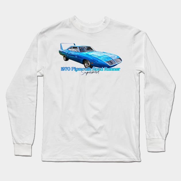 1970 Plymouth Road Runner Superbird Long Sleeve T-Shirt by Gestalt Imagery